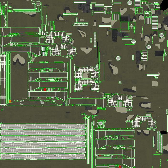 Soviet Heavy Multiple Rocket Launcher Camo 3D