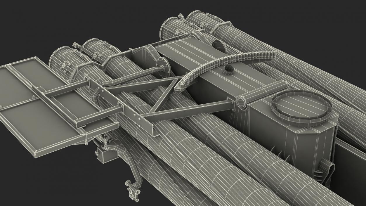 Soviet Heavy Multiple Rocket Launcher Camo 3D