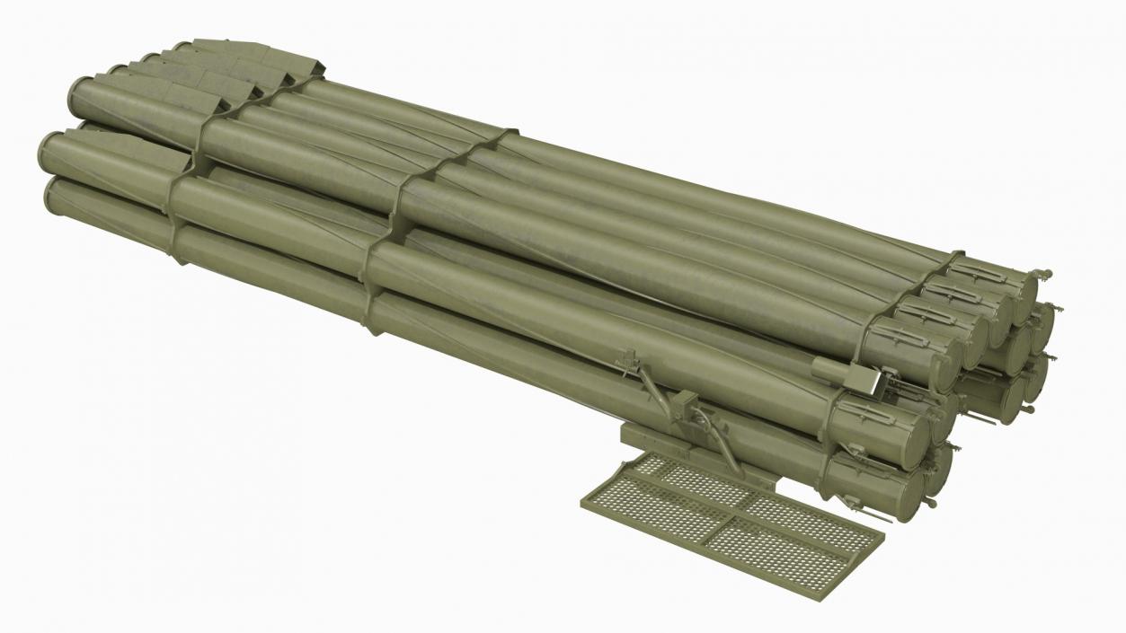 Soviet Heavy Multiple Rocket Launcher Camo 3D