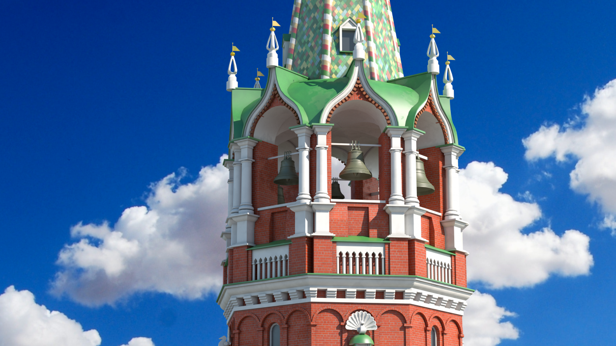 3D Kremlin Saviour Tower