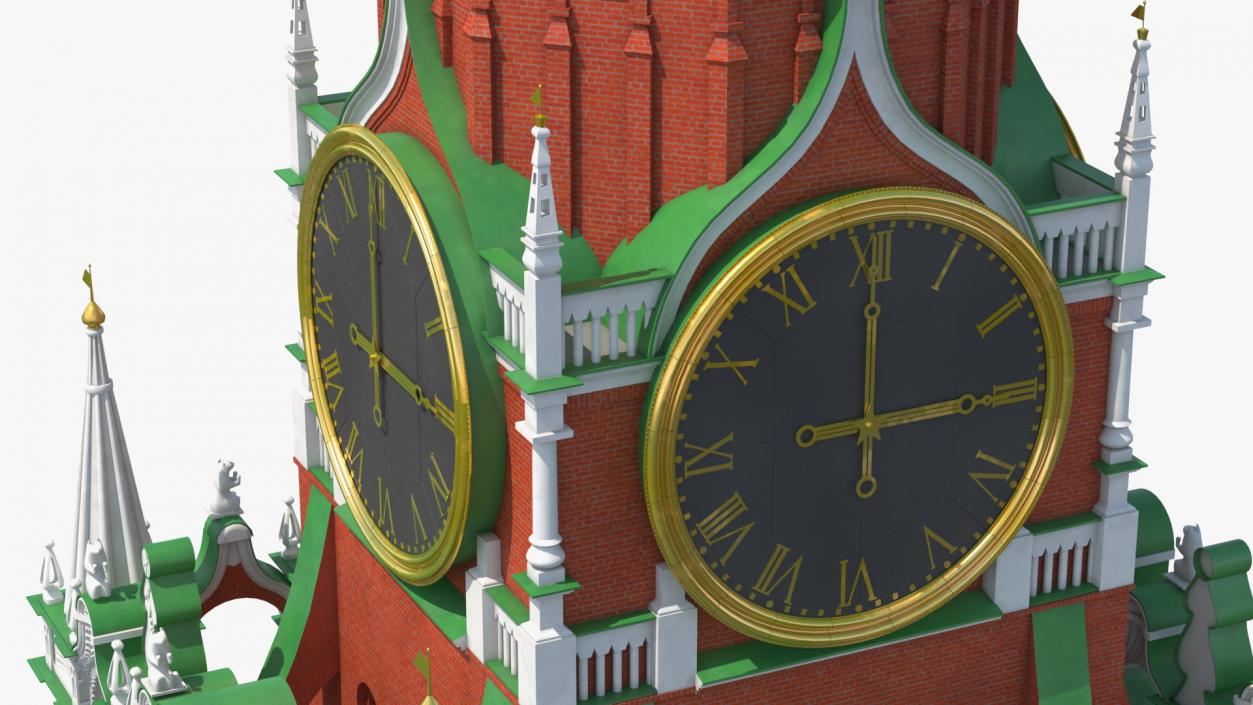 3D Kremlin Saviour Tower