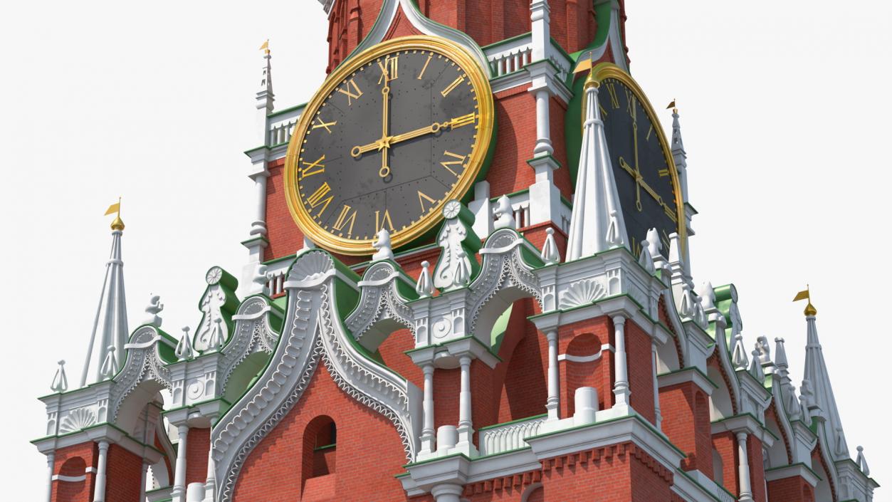 3D Kremlin Saviour Tower