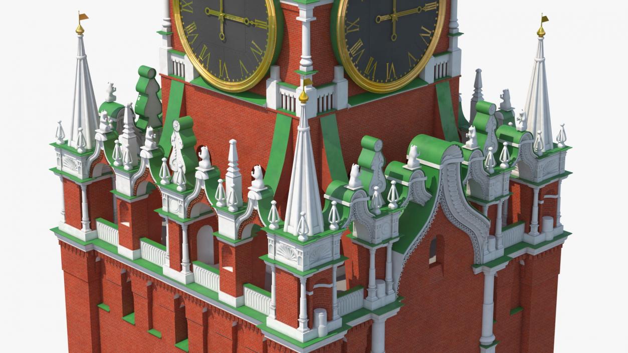 3D Kremlin Saviour Tower