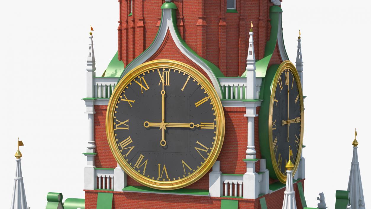 3D Kremlin Saviour Tower