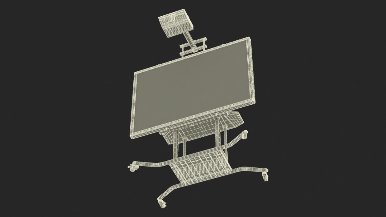 Interactive Whiteboard with Projector 3D