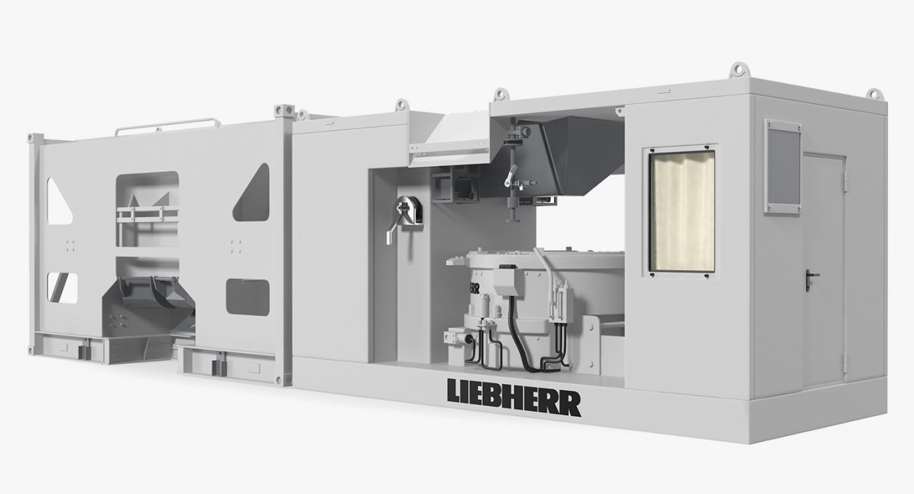 Liebherr Mobilmix Mobile Mixing Plant 3D