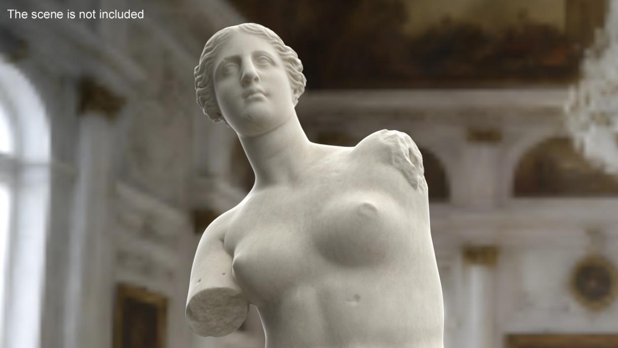 Statue of Venus de Milo Stone 3D model