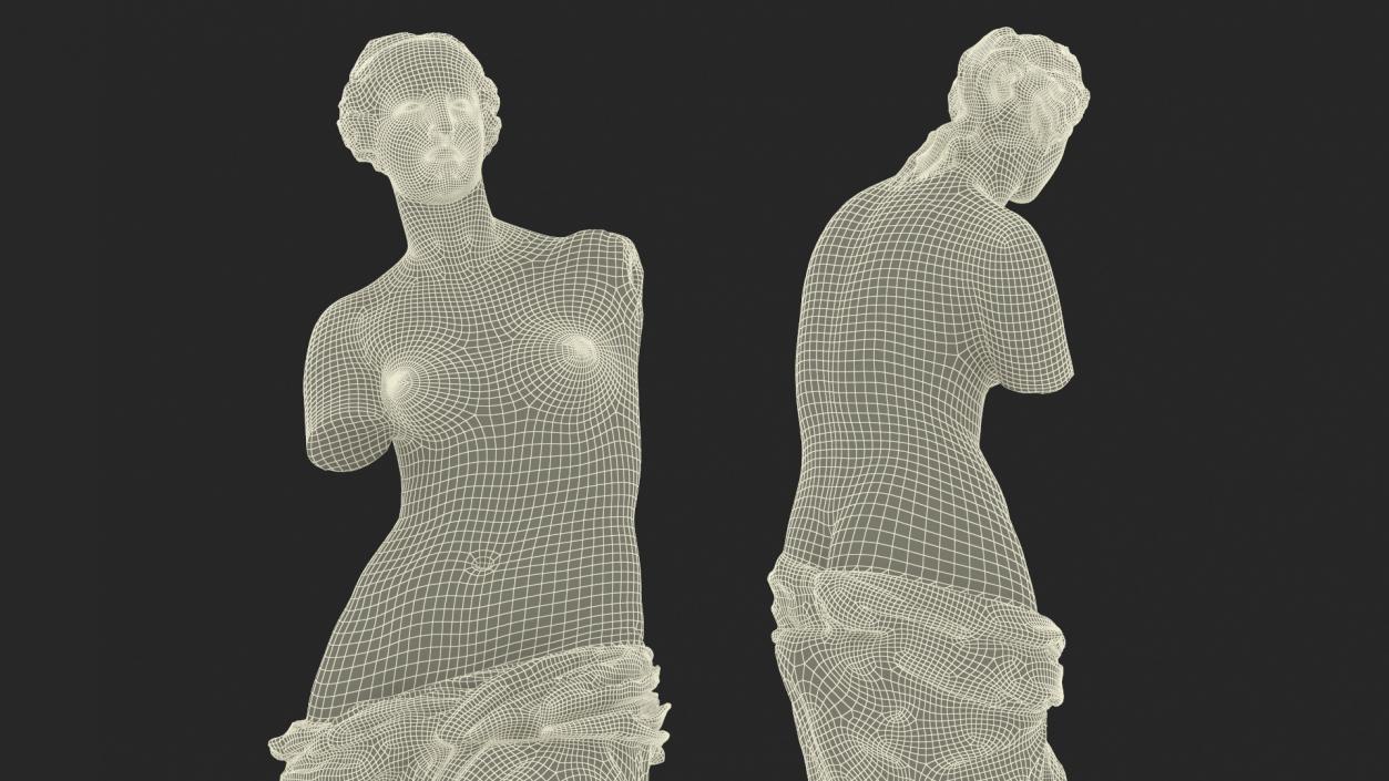 Statue of Venus de Milo Stone 3D model