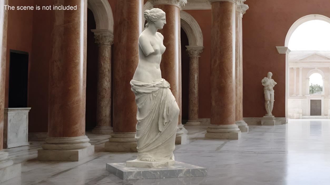 Statue of Venus de Milo Stone 3D model