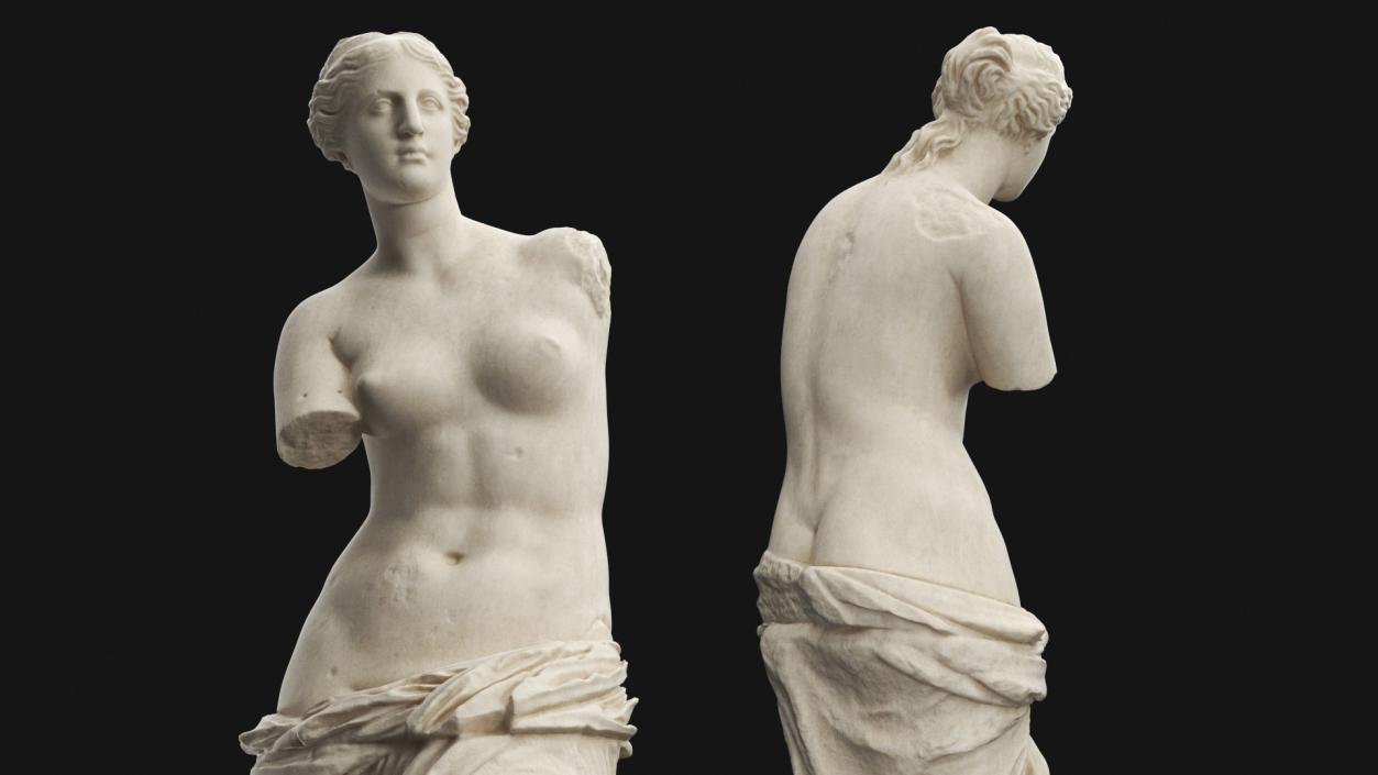 Statue of Venus de Milo Stone 3D model