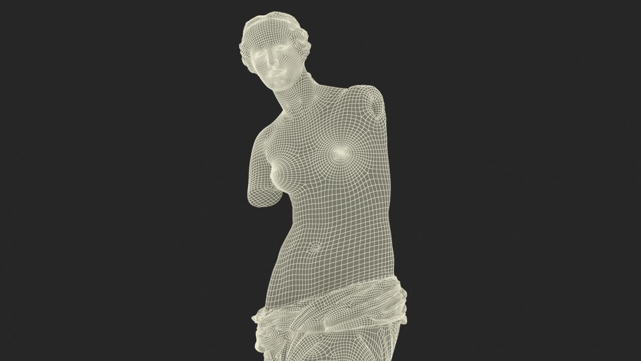 Statue of Venus de Milo Stone 3D model