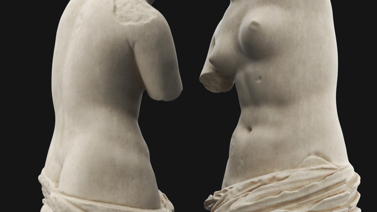 Statue of Venus de Milo Stone 3D model