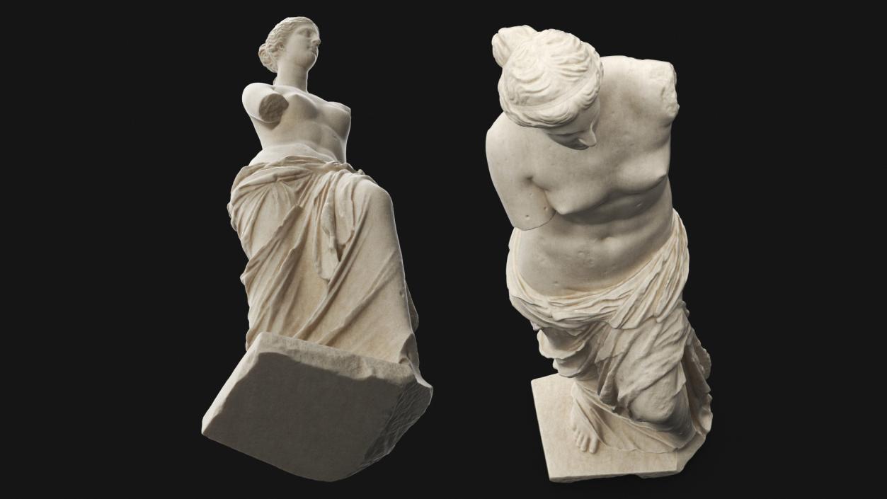 Statue of Venus de Milo Stone 3D model