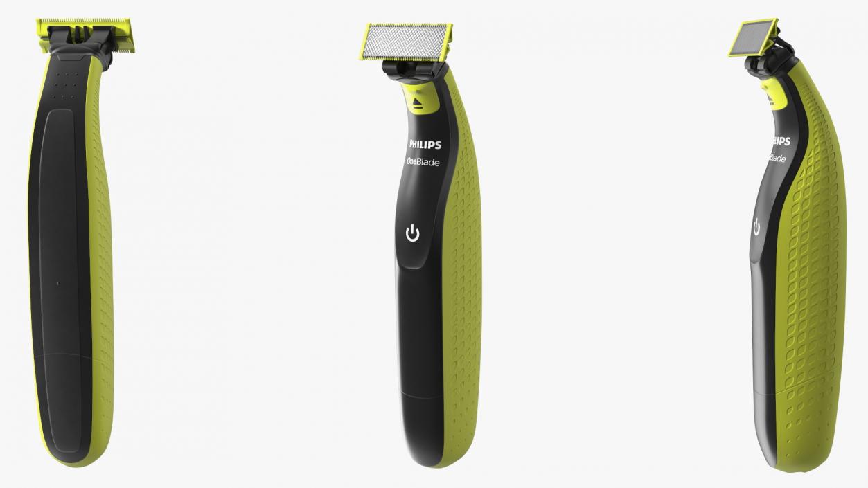 3D Philips OneBlade Trimmer Yellow