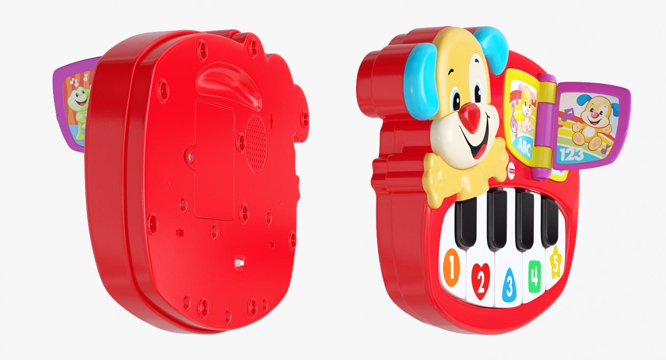 Musical Toy Piano 3D