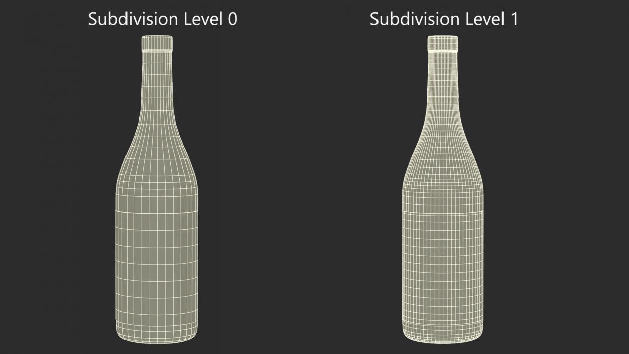 3D Sordo Barbaresco Bottle model