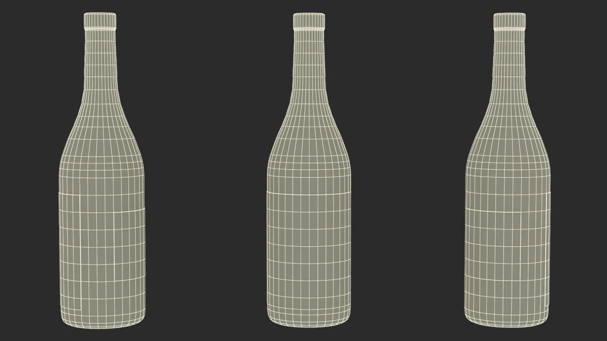 3D Sordo Barbaresco Bottle model