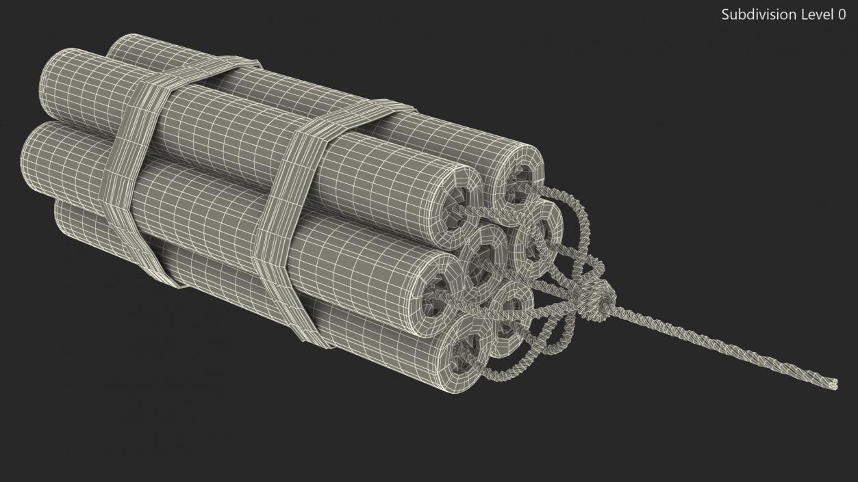 Dynamite Pack Dirty 3D model