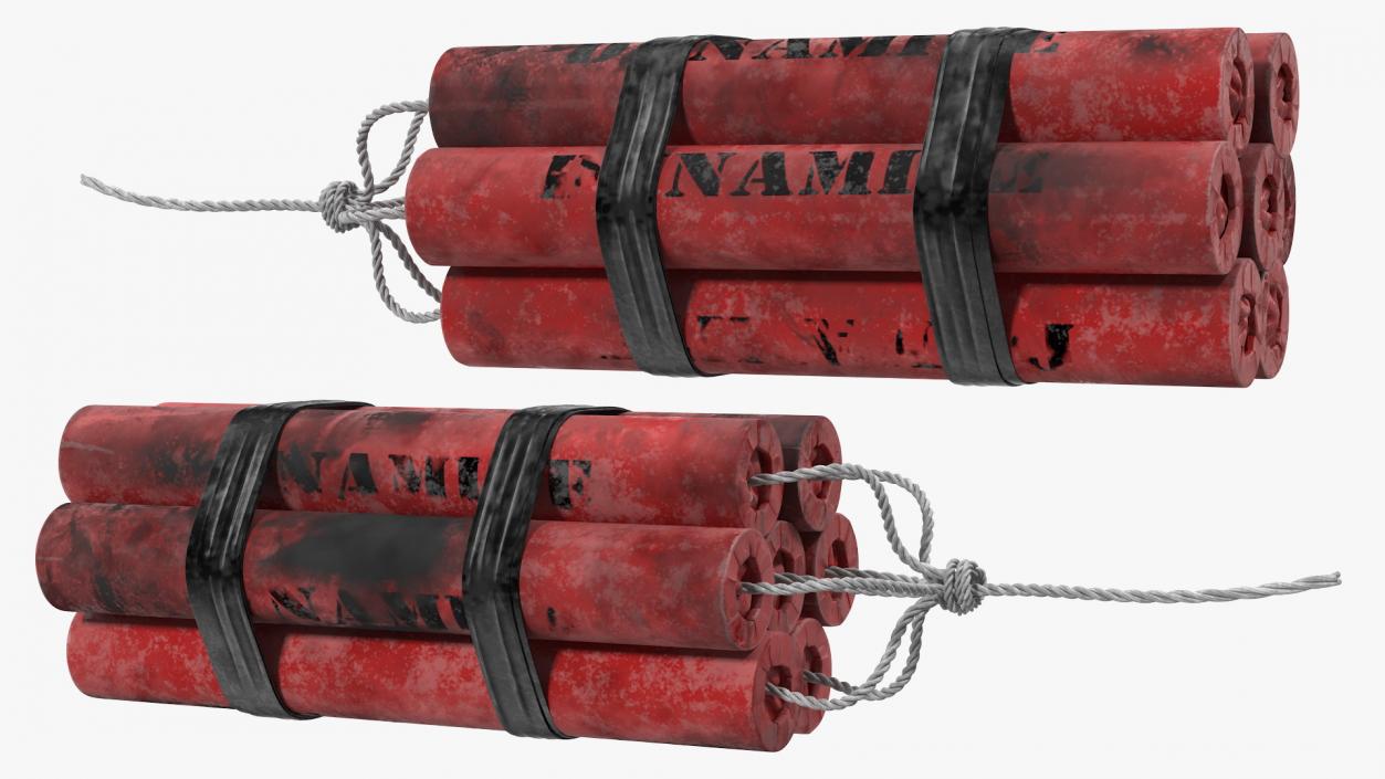 Dynamite Pack Dirty 3D model