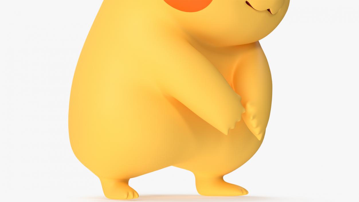 3D Sad Pikachu Character