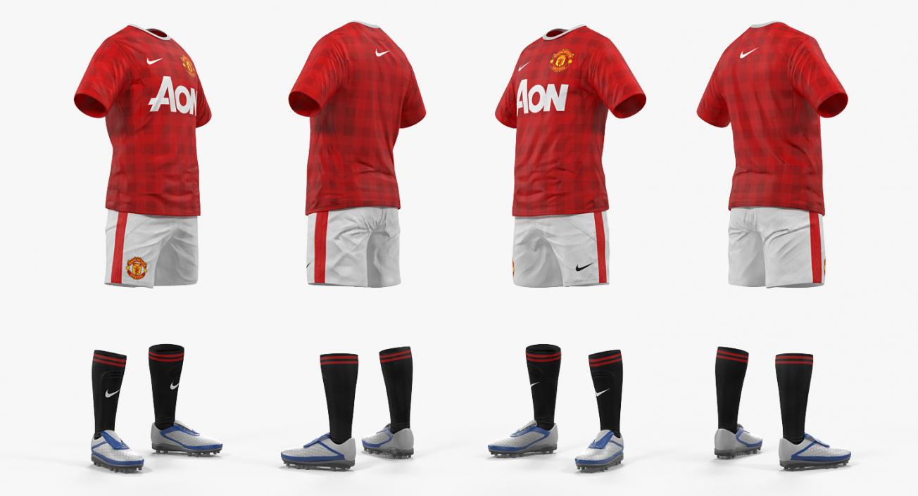 3D Soccer Uniform United