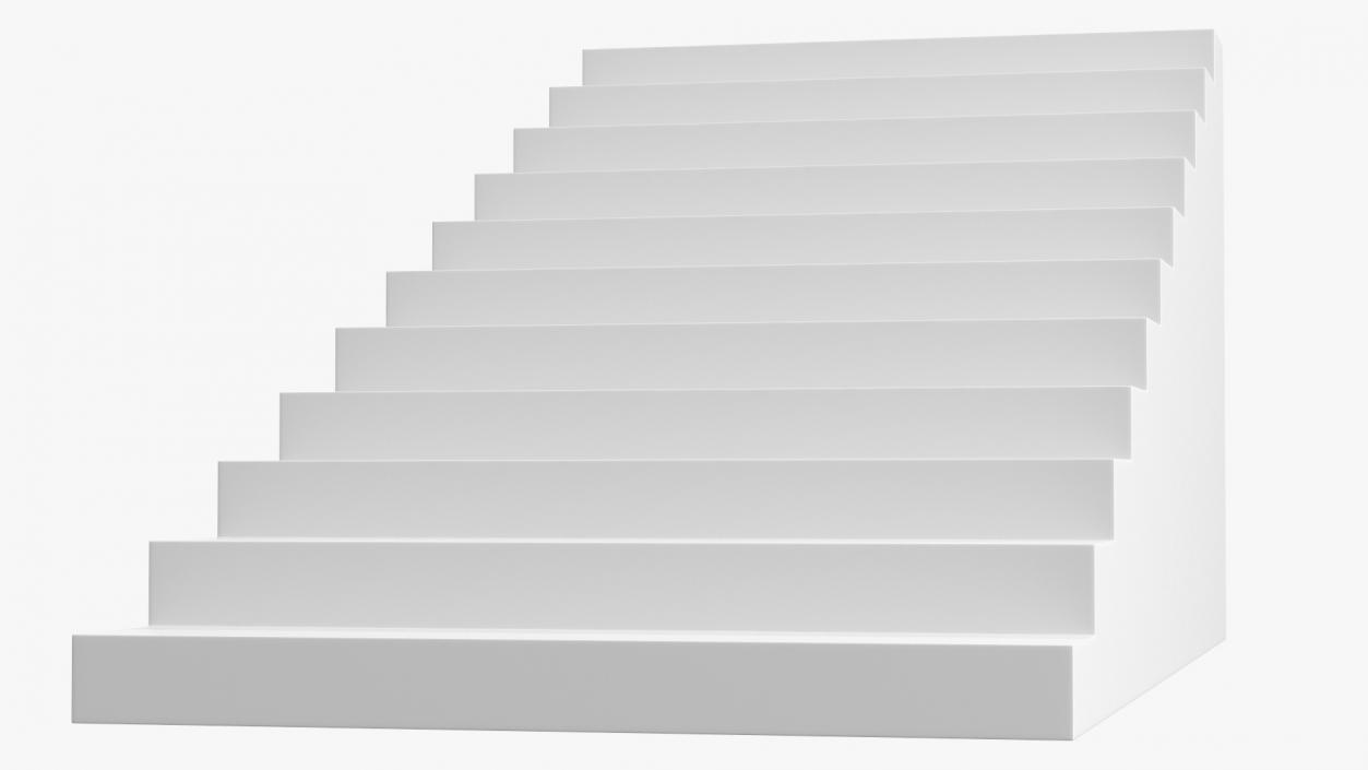 3D model Architectural White Stair