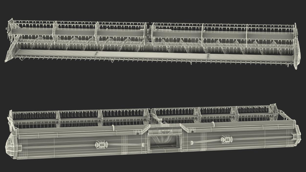 3D Massey Ferguson Ideal Header model