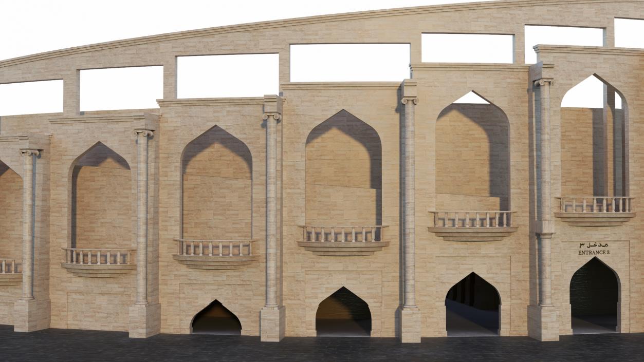 Katara Amphitheater 3D model