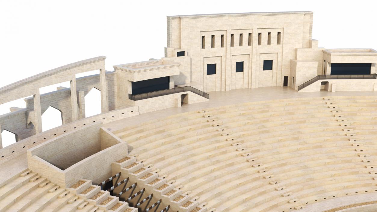 Katara Amphitheater 3D model