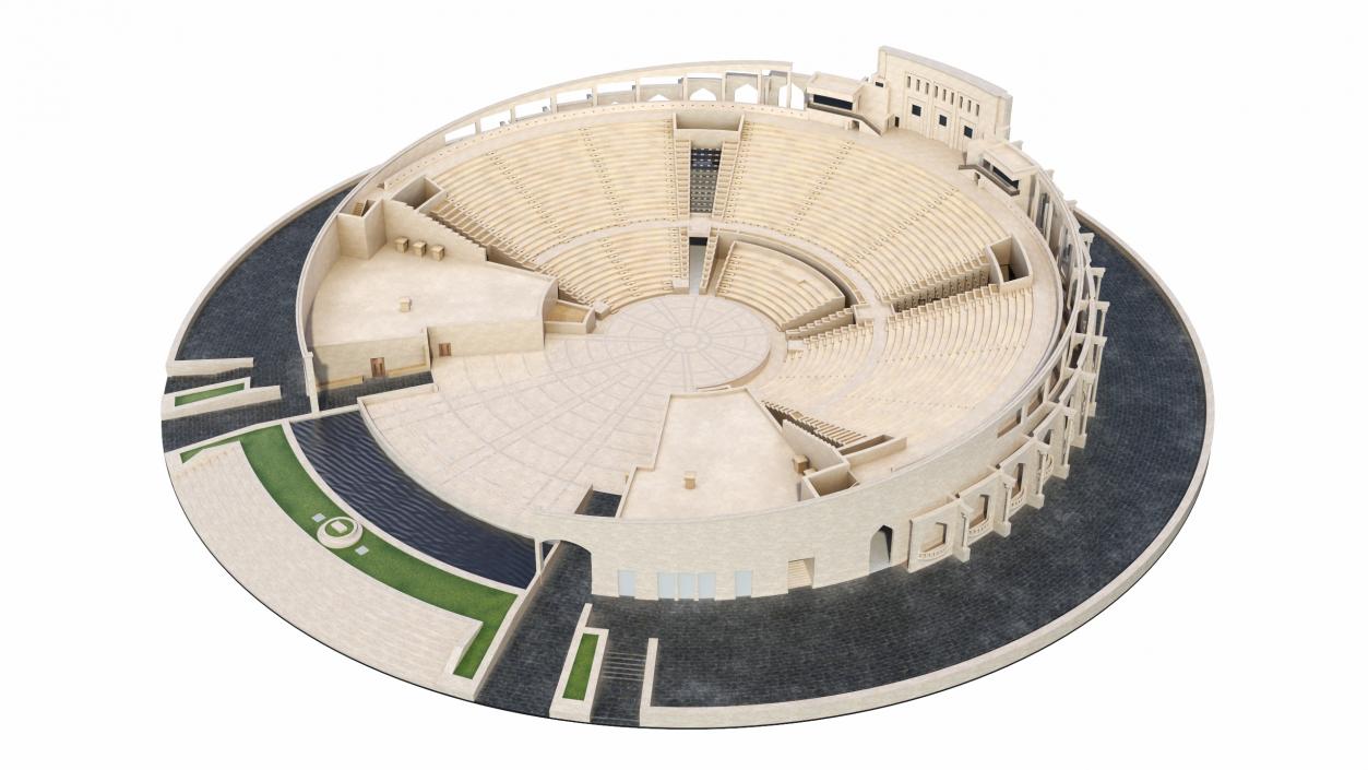 Katara Amphitheater 3D model