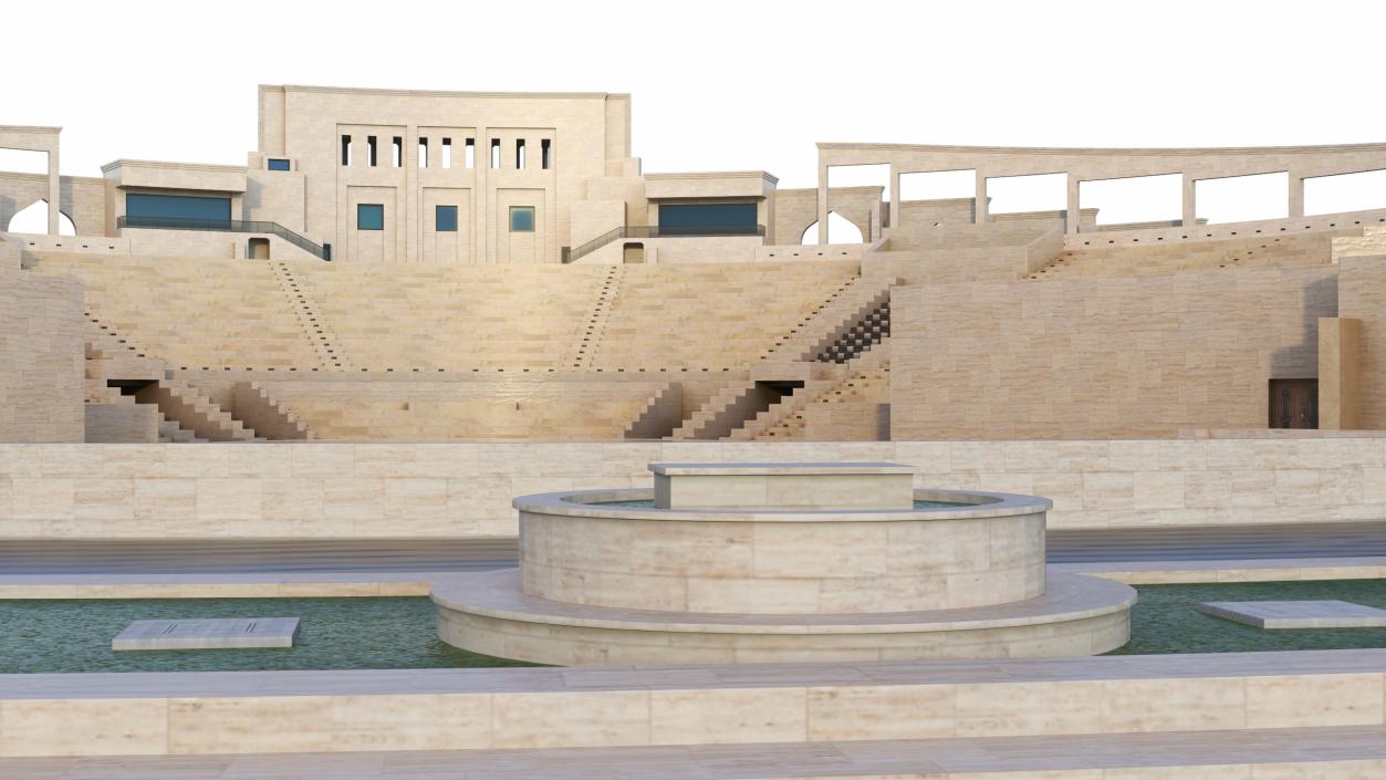 Katara Amphitheater 3D model