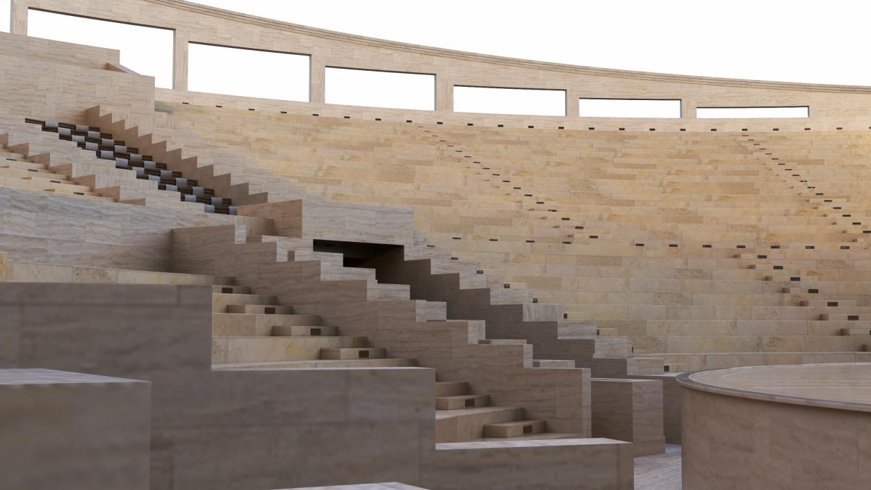 Katara Amphitheater 3D model