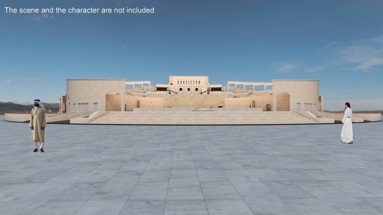 Katara Amphitheater 3D model