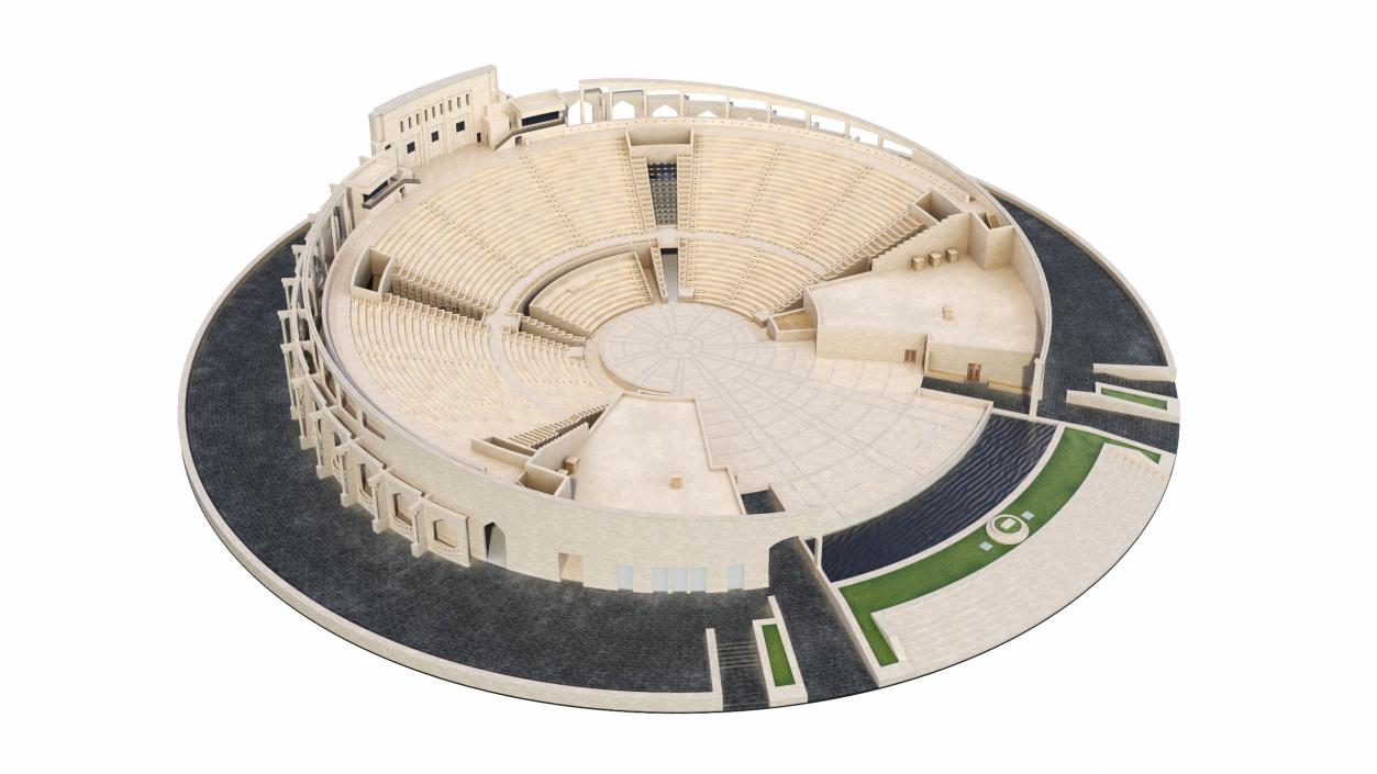 Katara Amphitheater 3D model