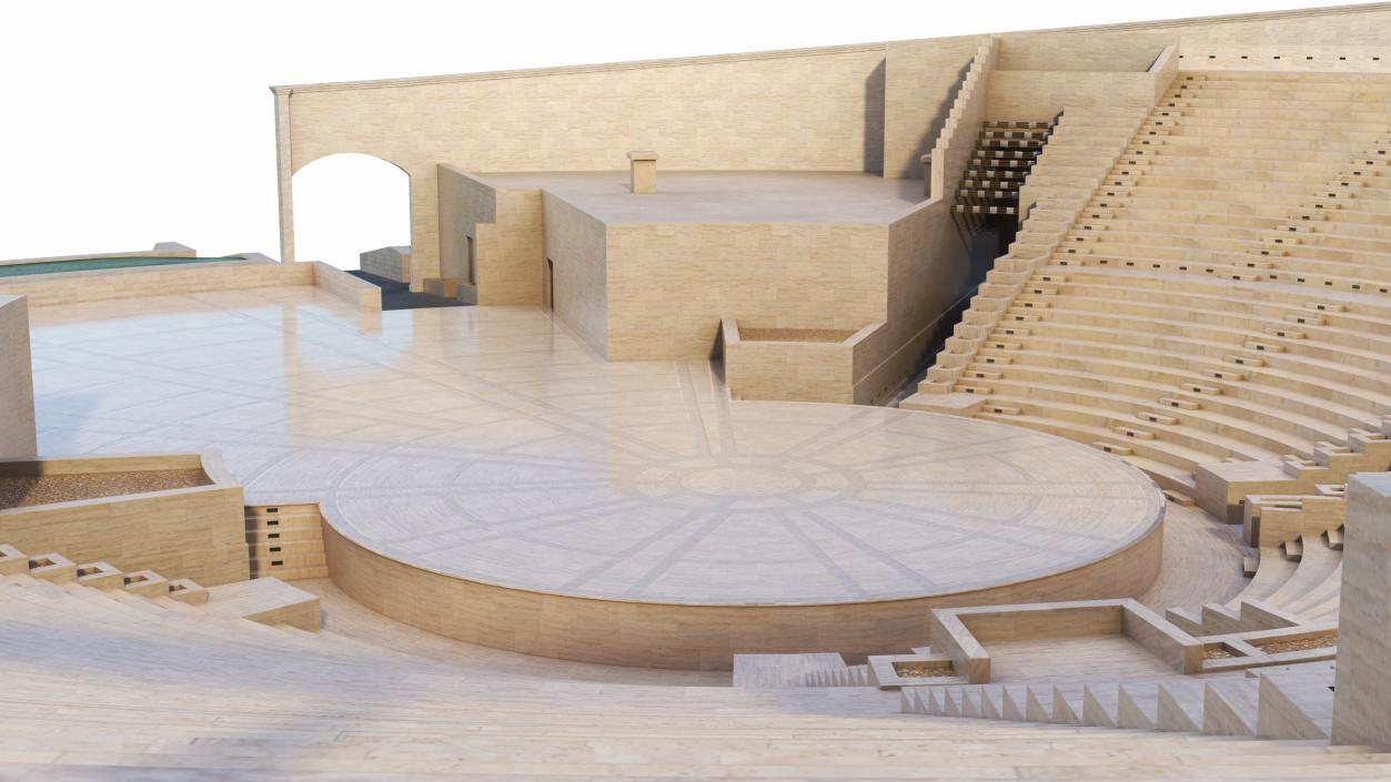 Katara Amphitheater 3D model