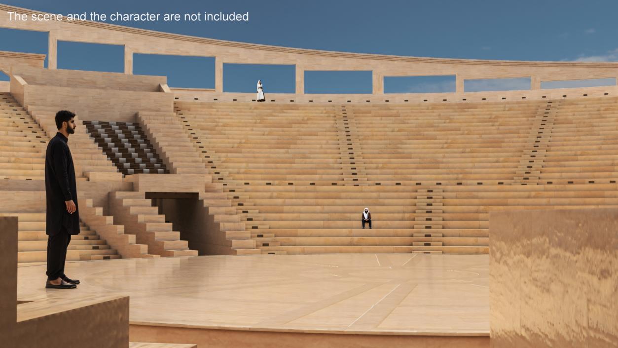 Katara Amphitheater 3D model