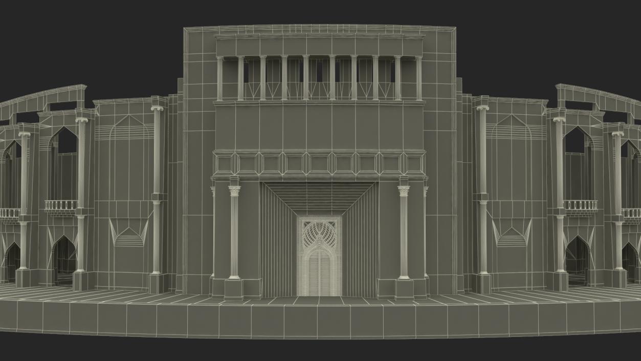 Katara Amphitheater 3D model