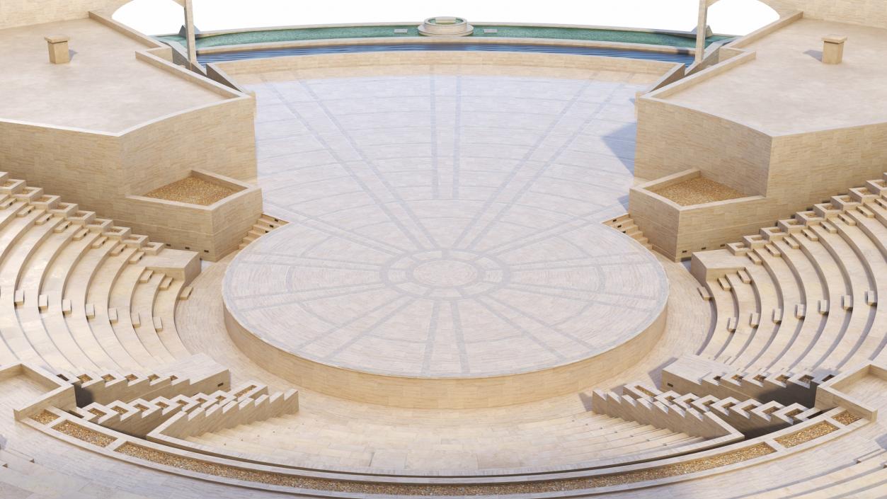 Katara Amphitheater 3D model