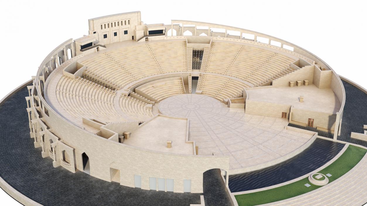 Katara Amphitheater 3D model