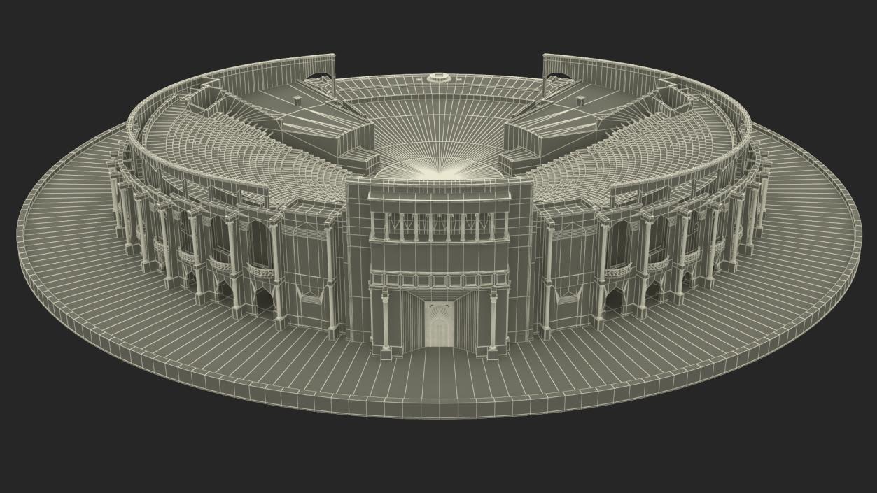 Katara Amphitheater 3D model