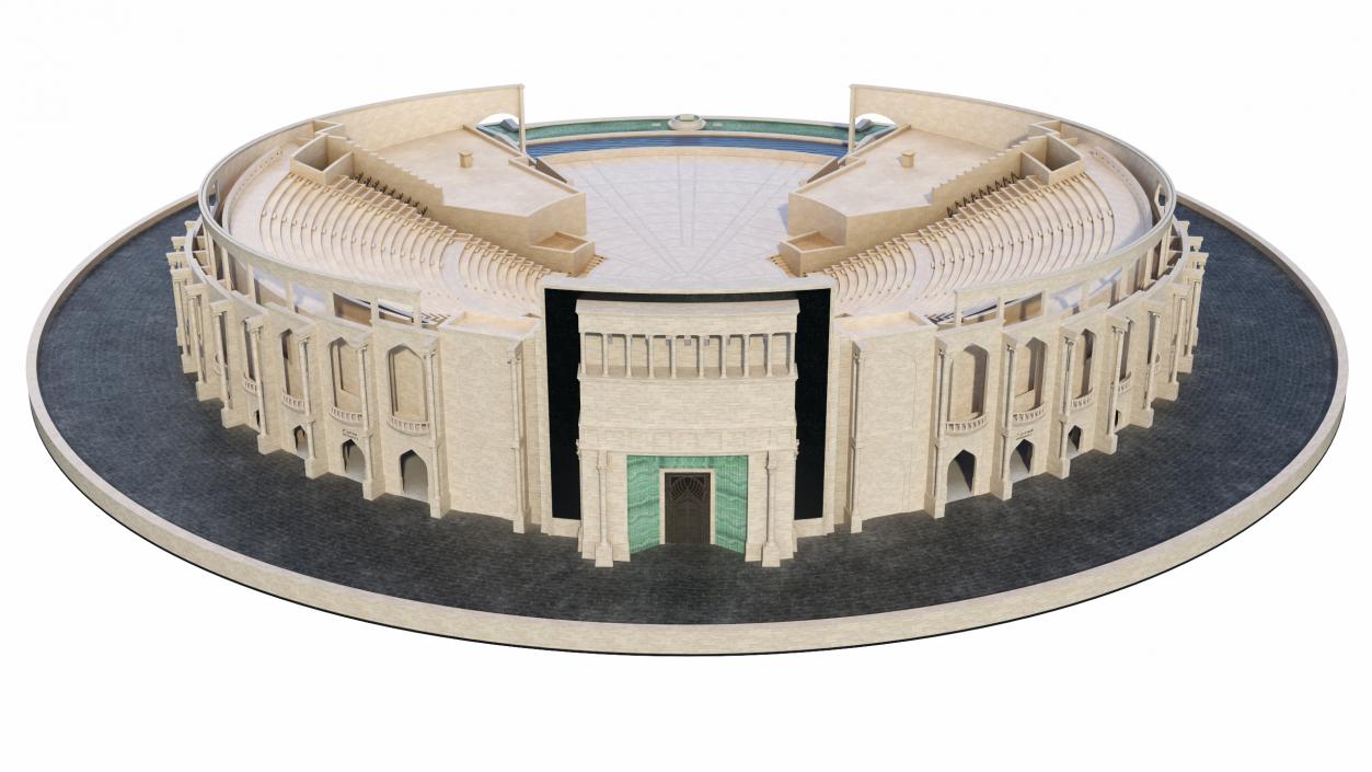 Katara Amphitheater 3D model