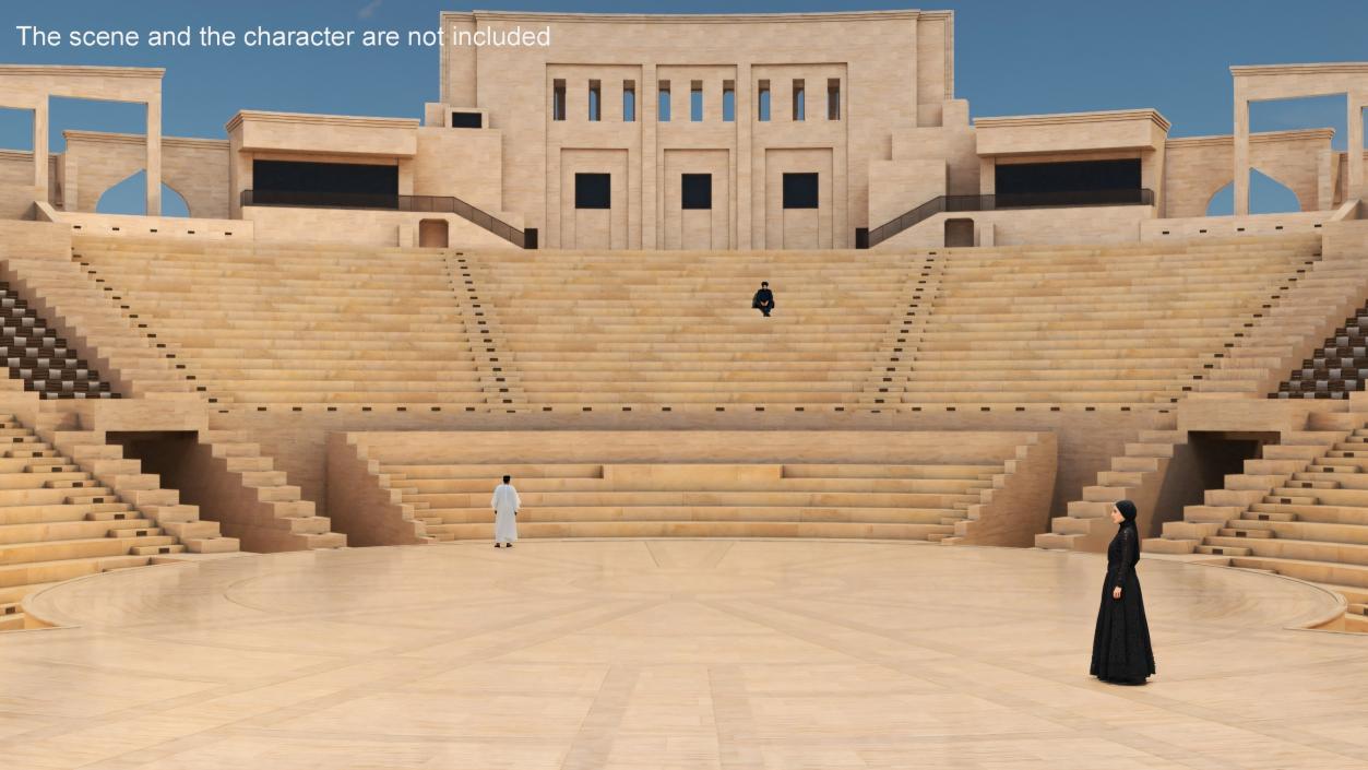 Katara Amphitheater 3D model