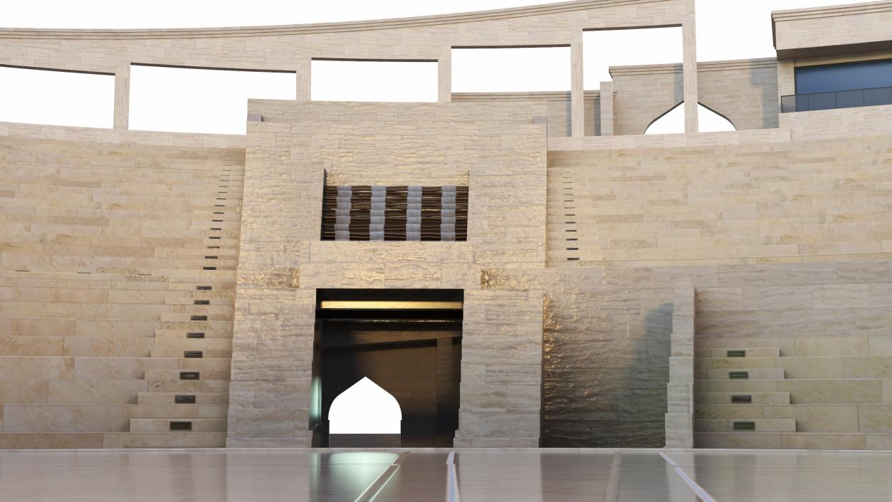 Katara Amphitheater 3D model