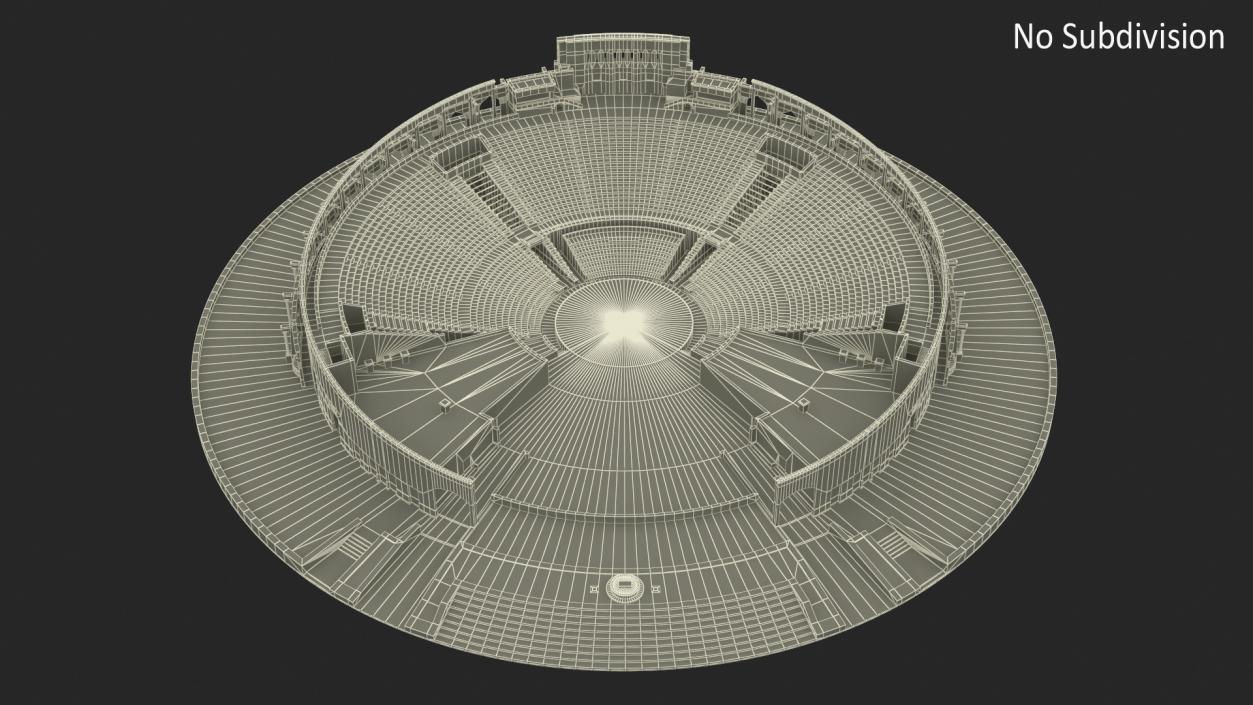 Katara Amphitheater 3D model