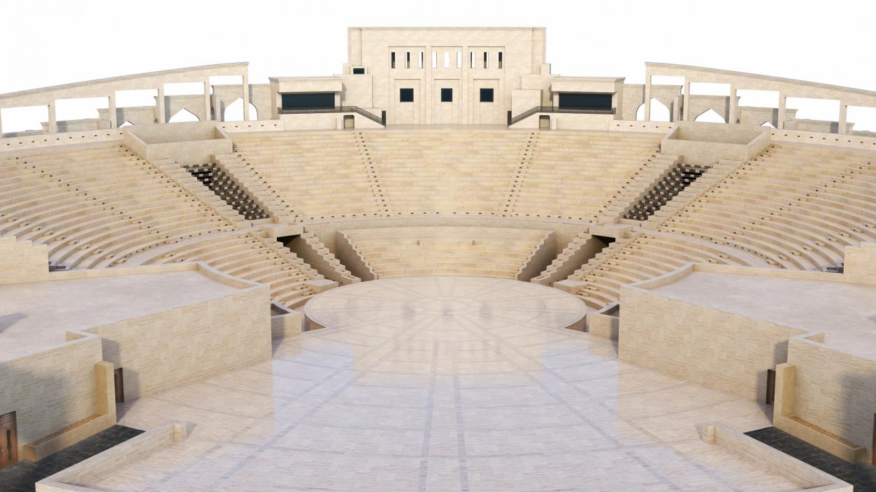 Katara Amphitheater 3D model