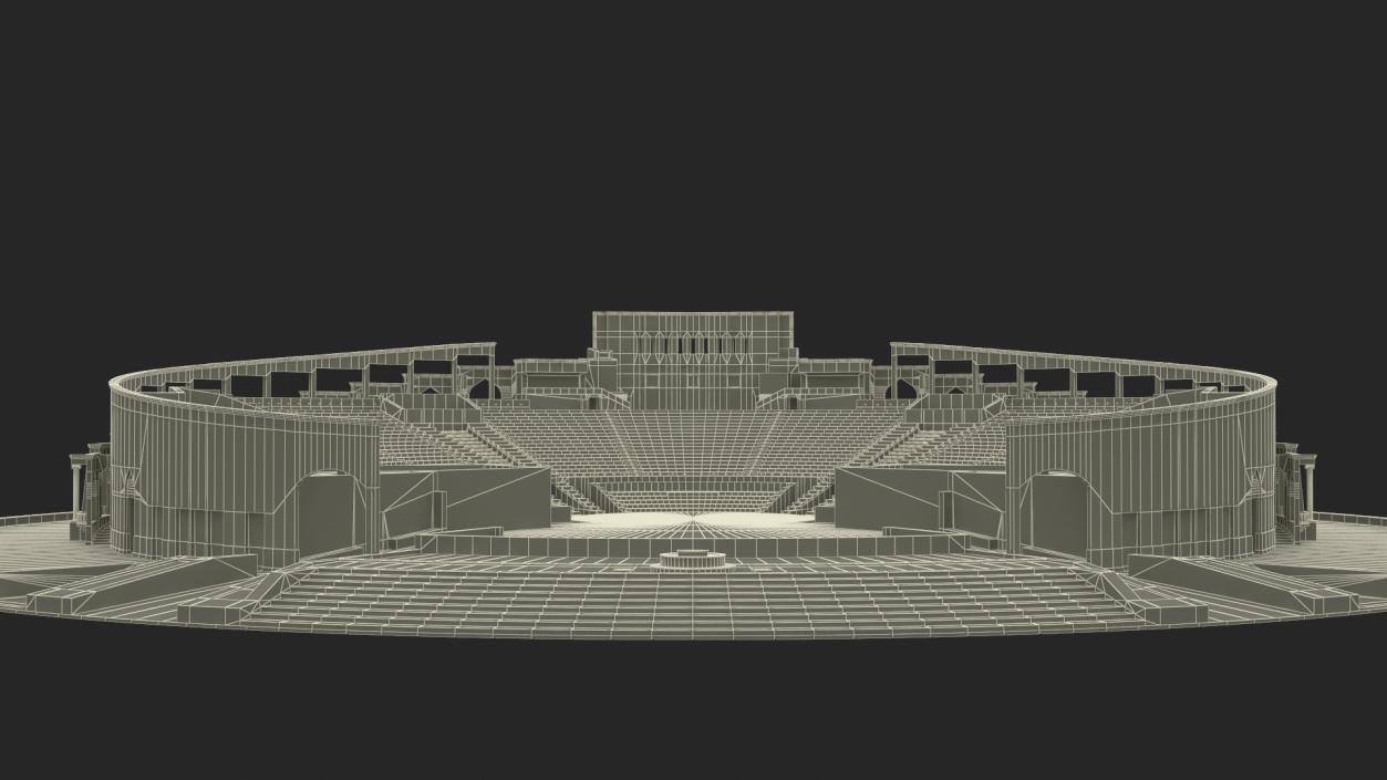 Katara Amphitheater 3D model