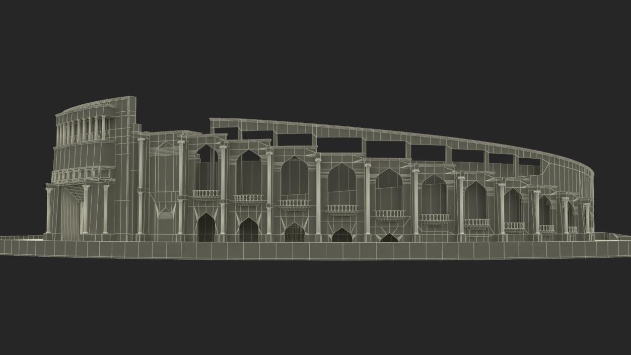 Katara Amphitheater 3D model