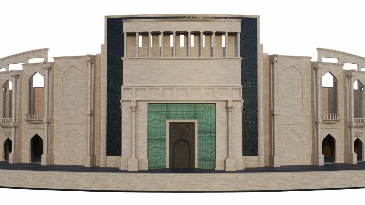 Katara Amphitheater 3D model