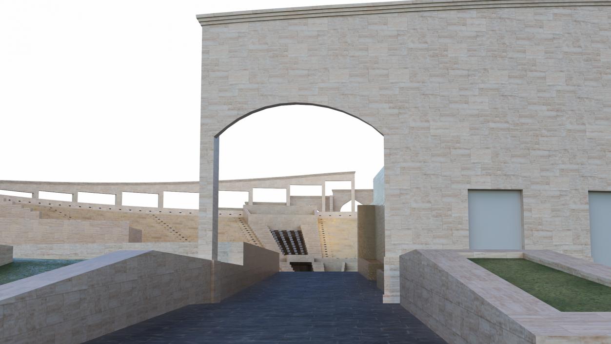 Katara Amphitheater 3D model