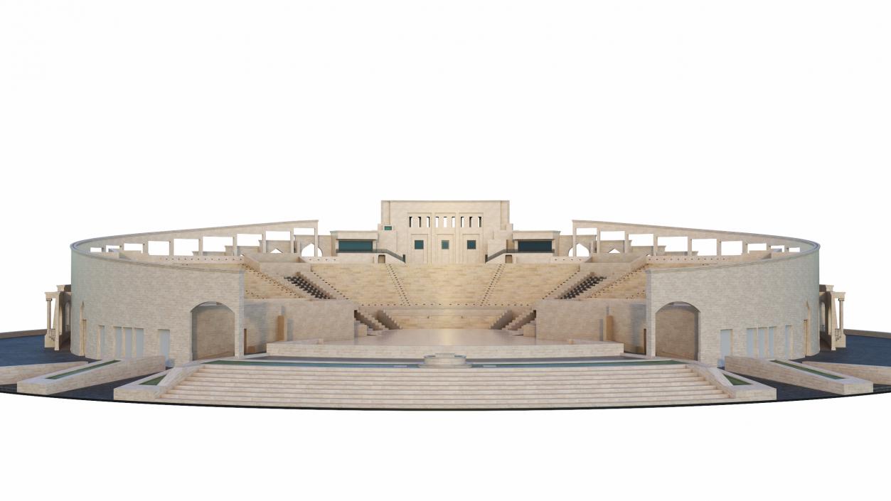 Katara Amphitheater 3D model